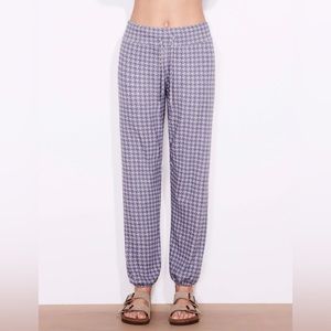 NWT Sundry houndstooth check 2pc sweatpants and sweatshirt SET - S